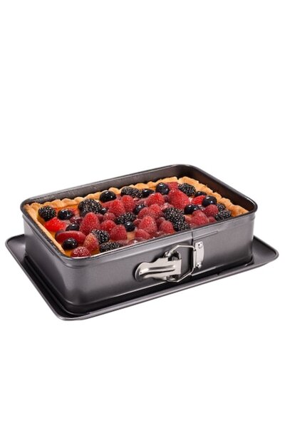 Kamille Rectangular Baking Pan with Removable Base, Carbon Steel, Non-Stick