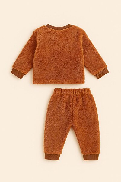 Oz Baby Big-Toe Teddy Bear Unisex Winter New Season Baby and Child Fleece Plush Set (1-4 Years)