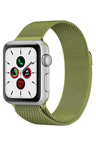 Promass سوار بديل لساعة Apple iWatch Series 5/4/3/2/1 مقاس 42-44 مم، لون أخضر...