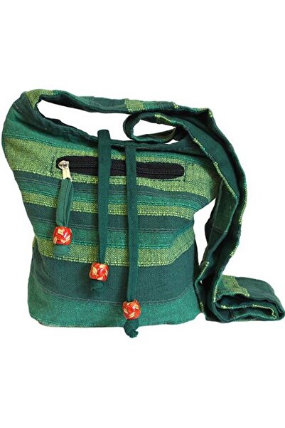 OEM Geantă de umăr Ethno „Vorbește sufletul” | Nuanțe verzi