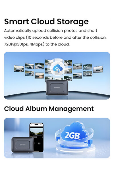 DDPAI Dash cam modem for smart internet connectivity and 24-hour car protection