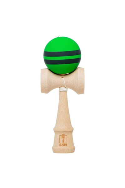 Karo Kendama Grip Cauciuc Dungă Lemn Fag Verde-Negru