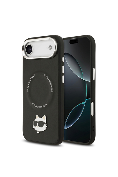 Karl Lagerfeld حافظة آيفون 17 إير مرخصة من إم-سافيلي مع حماية للكاميرا والزر،...