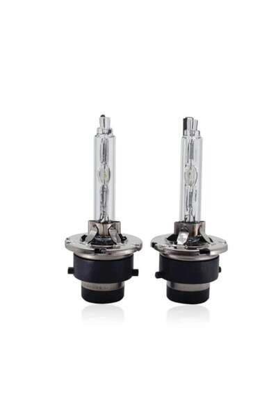 BZRSH Set de 2 becuri Xenon D2S 35W, lumină albă rece, 6000K, flanșă metalică,