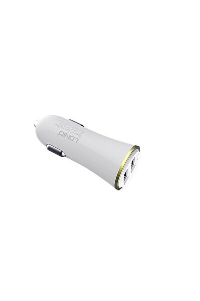 Flippy Încărcător auto 2USB 3.4A negru cu cablu Lightning roșu de 1m