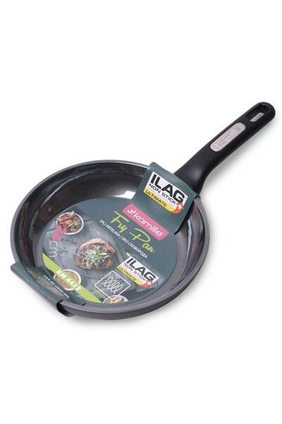 Kamille Tigaie, aluminiu forjat, antiaderentă, mâner moale la atingere, 24x5c...