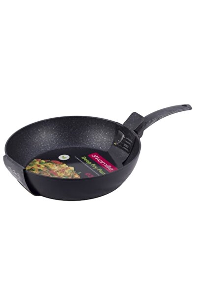 Kamille Wok Pan, aluminum, 32 cm, black