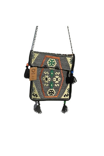OEM Kelim Shoulder Bag | Gray Shades