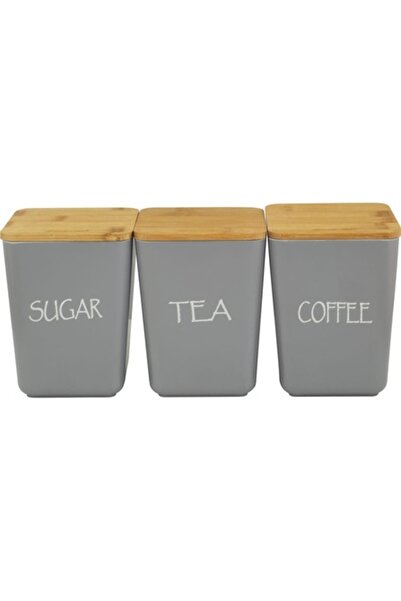 Kamille 3 recipiente de bucătărie, Kamille, gri/bej, KM1134