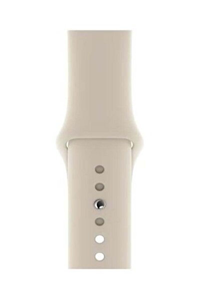 Promass Solid Silicone Replacement Band For Apple Watch Series 5/4/3/2/1 - Stone