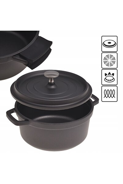 Kamille Traditional pot KM-4451, aluminum, non-stick, 2.5L, 20x9.5cm