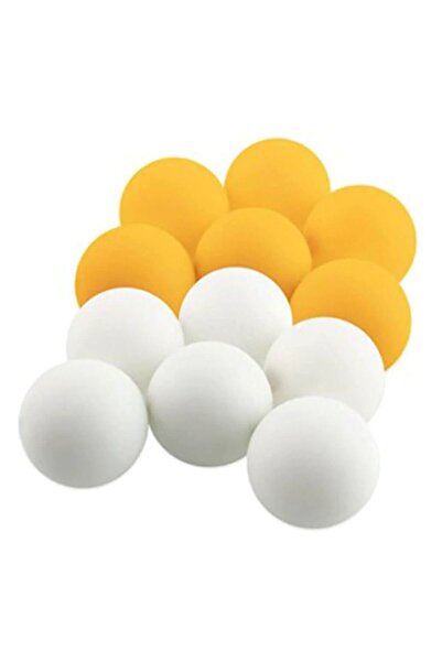 Promass Professional 40mm Table Tennis Balls (White & Orange, Pack of 12)