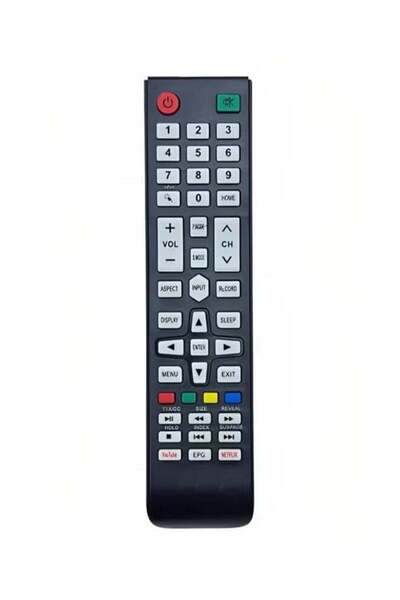 Promass Replacement Universal Remote Control for Fujistar LED/LCD Smart TV - Black