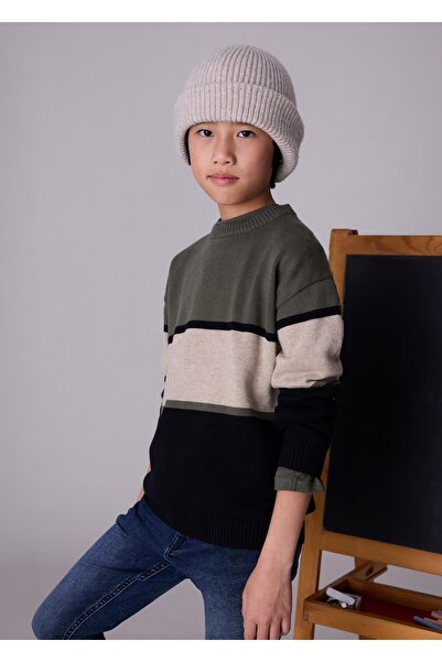MAYORAL Boy's Color Block Sweater