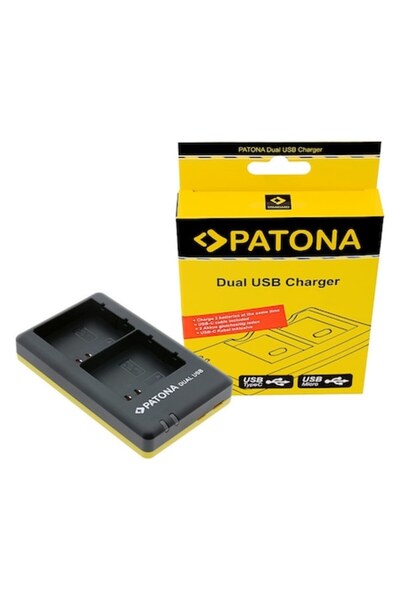 Patona Încărcător dual USB pentru Arlo A-7A/A-14, Pro 3/Pro 4, FB-1001, VML2030, Ultra 2 cu cablu USB-C