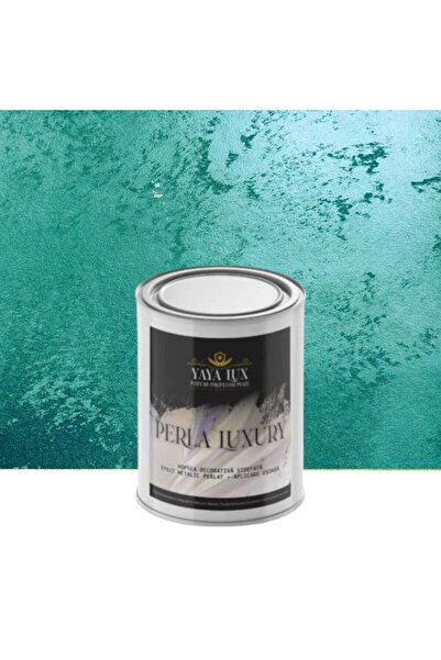 YaYa Color Vopsea decorativa de Lux, Perla Luxury cu Fulgi Perlati, Verde Inc...