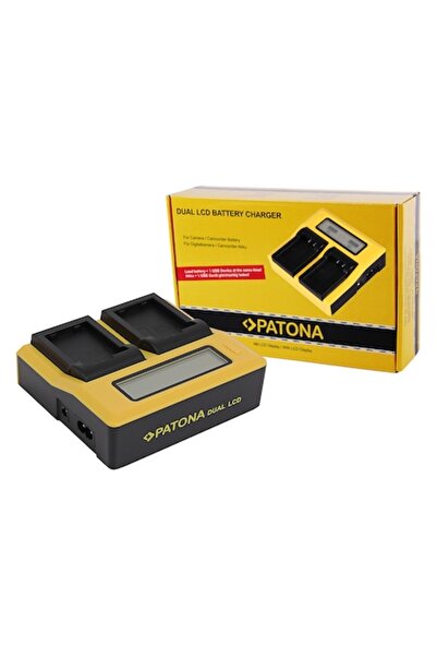 Patona Încărcător LCD dual cu plăci pentru acumulator Nikon EN-EL25 -