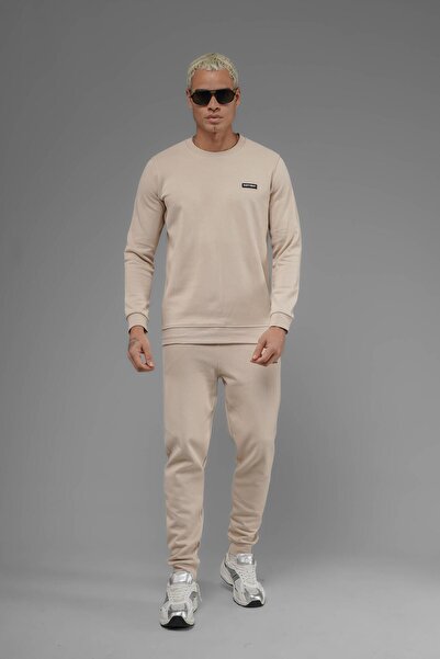 SOFTWAY Sweatshirt unisex cu croi normal, guler rotund, din interlock textura...