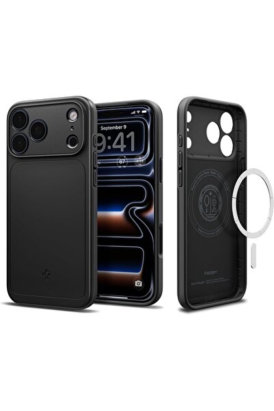 Spigen Thin Fit MagFit designed for iPhone 17 Pro Max case cover [MagSafe compatible] - Black