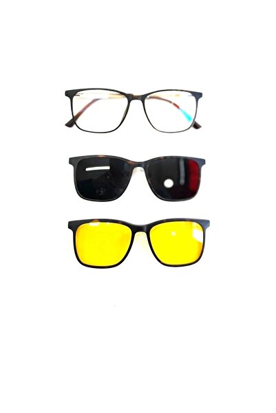 Avva Men's Sunglasses with 2130 C2 Polarized & Antifar Clips