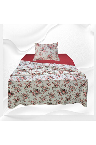 GÜLLÜCE HOME T.Kişilik%100 Cotton(160X225 Duvet Cover)Fitted Sheet 100X200X30(Zippered Pillowcase 50X70