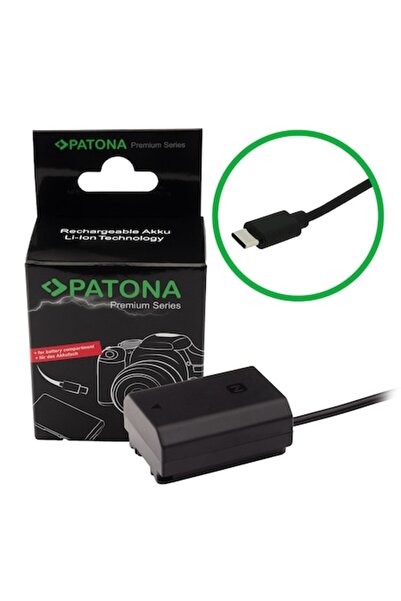 Patona Baterie premium USB-C Dummy pentru NP-FZ100 (înlocuitor pentru Sony) -...