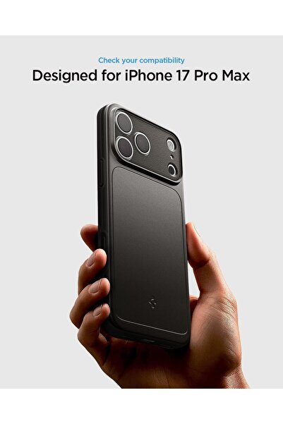 Spigen Thin Fit MagFit designed for iPhone 17 Pro Max case cover [MagSafe compatible] - Gunmetal