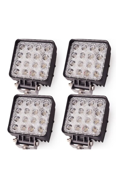 IPF Σετ 4 προβολείς LED εκτός δρόμου 16 LED 48W