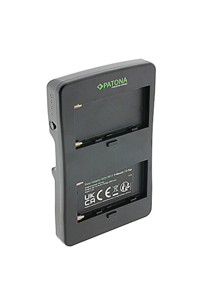 Patona Adaptor premium V-Mount pentru 2 baterii Sony NP-F la montura V