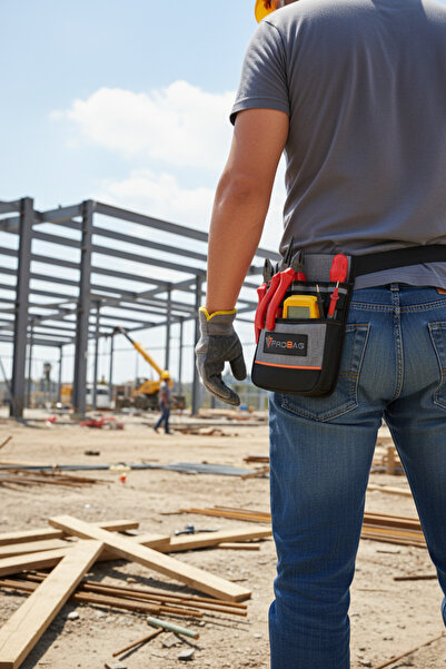 Probag Waist Type Electrician Tool Pouch |   6 Compartments |   Water Resistant |   Impertex Fabric