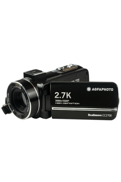 AgfaPhoto Cameră video digitală Realimove CC2700, 2.7K, 24MP, ecran tactil de...