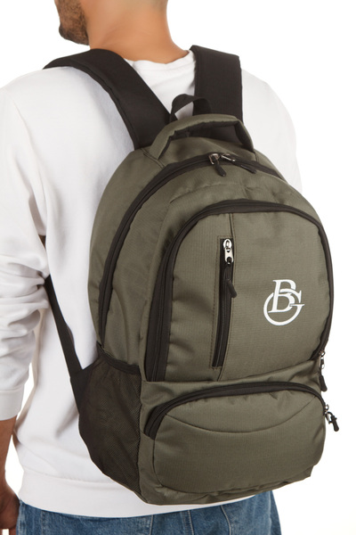 GreandBags Unisex Black School and Backpack Waterproof Bag