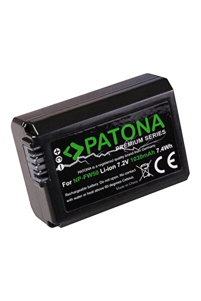 Patona Premium NP-FW50 Battery, 1030mAh, for Sony NP-FW50 (NEX series)
