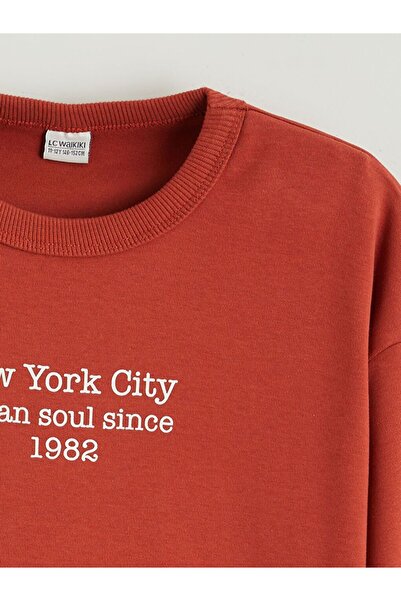 LC Waikiki Lcw Kids Crew Neck Printed Boys' T-Shirt