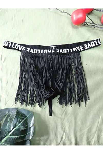 PÜSKÜL DETAYLI ERKEK TANGA