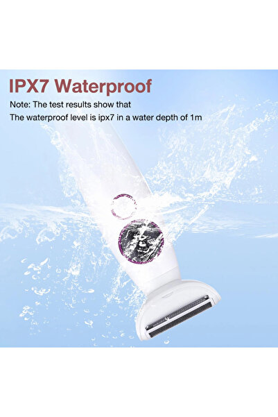 ıpx7 Women's 5-in-1 Electric Shaver for Intimate Hair Removal – Waterproof Rechargeable