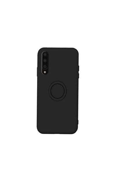 Doty Carcasă inel compatibilă cu Samsung Galaxy A50, silicon, subțire, neagră, Doty®