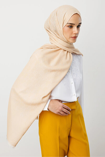 Mooncorn Μεταξωτό σάλι από μαλλί βανίλιας