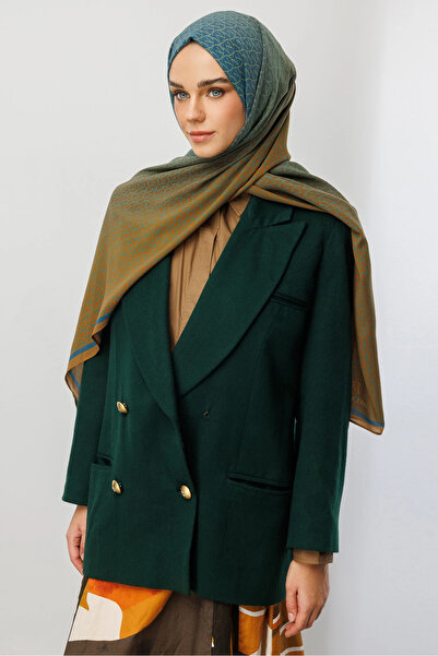 Mooncorn Safran Monogram Hebei Silk Shawl