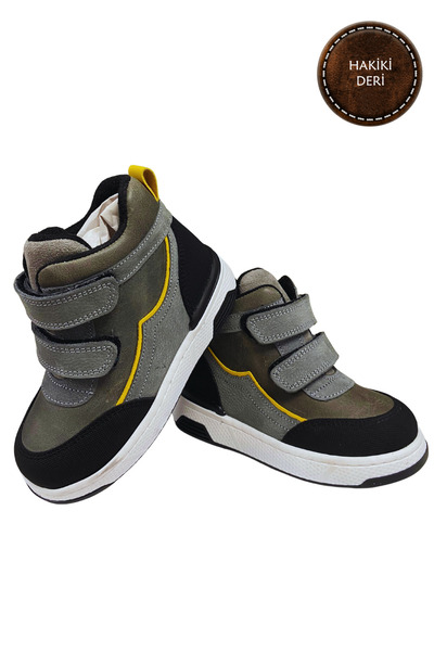 şenler bebe world kids Baby, Children's Boots Genuine Leather Orthopedic Sole, Soft Lining, Breathable