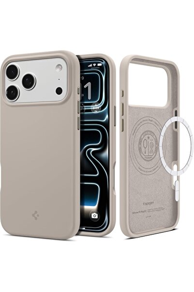 Spigen غطاء سيليكون فيت ماج فيت لجهاز آيفون 17 برو ماكس [متوافق مع ماج سيف] -...