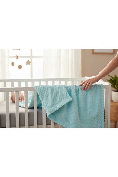 Story Baby Chickpea Baby Blanket Blue 95 X 90 cm
