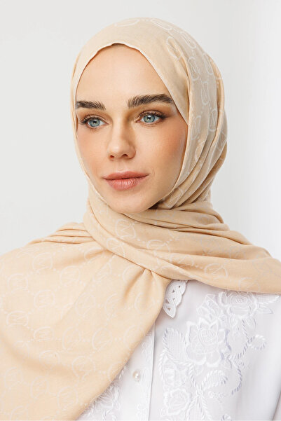 Mooncorn Vanilla Wool Silk Shawl