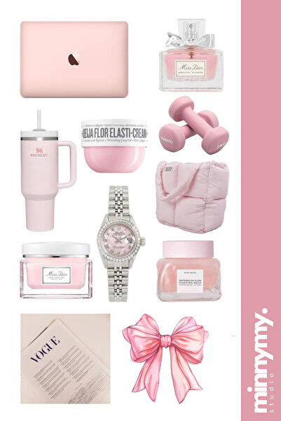 Minnymy Soft Luxury Collection Sticker, Çıkartma, Ajanda, Günlük, Planlayıcı,...