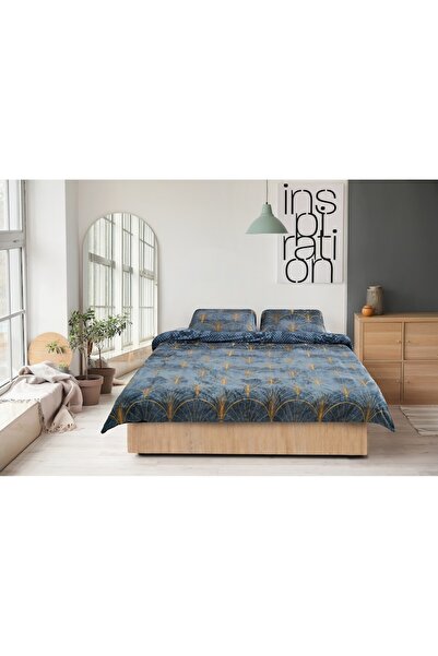 Heinner Home Axi Velvet Printed Bedding Set - Duvet Cover 200x220 cm + 2 Pillowcases 50x70 cm, 3 pcs