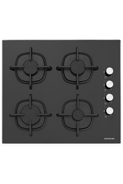 Silverline CS5700C6B01 Siyah Gazlı Ankastre Ocak