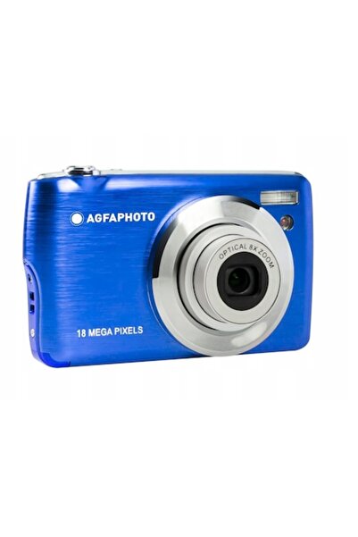 AgfaPhoto DC8200 Digital Camera 18MP Blue, includes 16GB SD card and case