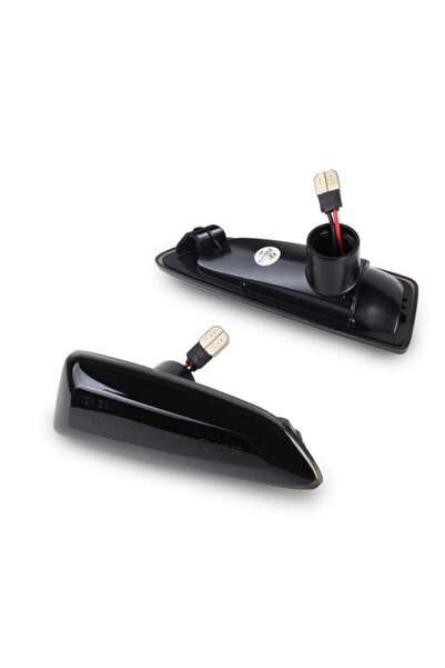 BZRSH Set of 2 Sequential Dynamic Smoked Side Indicators for Opel Astra J/K, Crossland X, Insignia B, Zafi