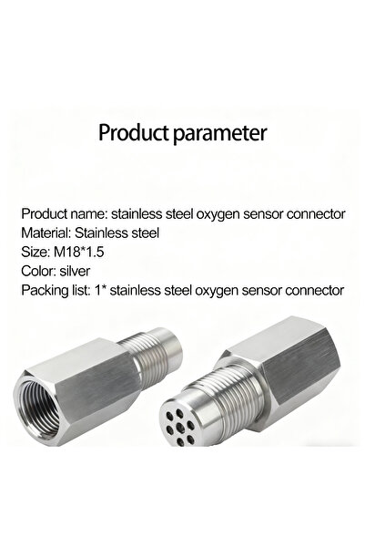 GE Stainless steel oxygen sensor expansion joint sensor M18*15 for automotive modification parts