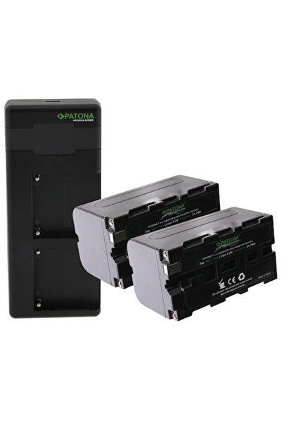 Patona Premium Dual Performance PD Charger Kit — 2x NP-F750 Batteries & Smard...